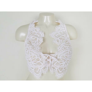 Victoria's Secret Ivory Mesh White Lace Dream Angels Bralette Bra Size M NWT